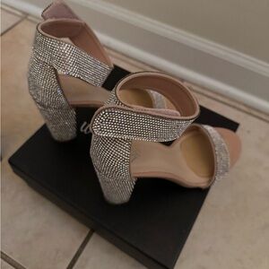 Windsor Sparkly Silver Women's Heels